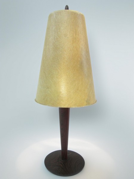 Louis-Kalff-Philips-tafellamp-table-lamp-wenge-wood-hout-glasvezel-fiberglass-vintage-mid-century-Dutch-design 